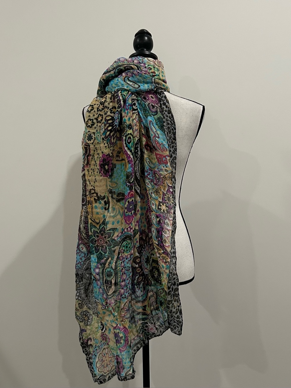 Multi Patterned Lightweight Scarf